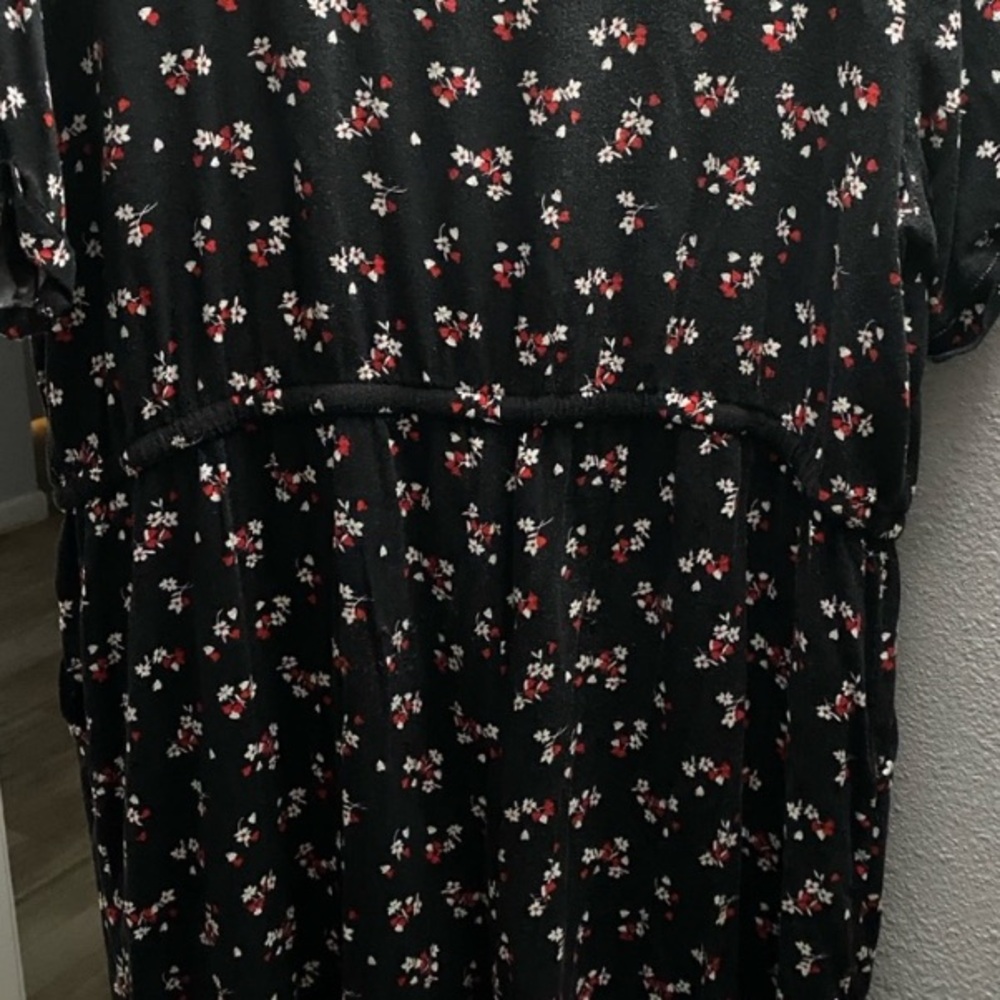 Torrid Black Romper with Floral Accents - Picture 8 of 12